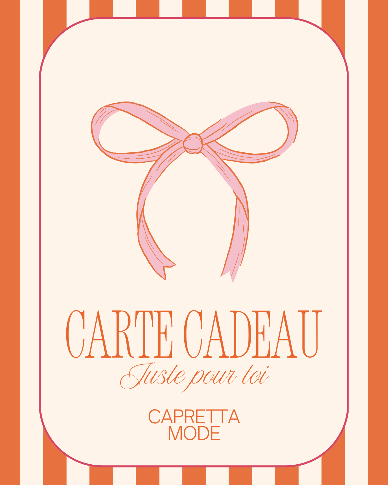 Carte cadeau Capretta Mode